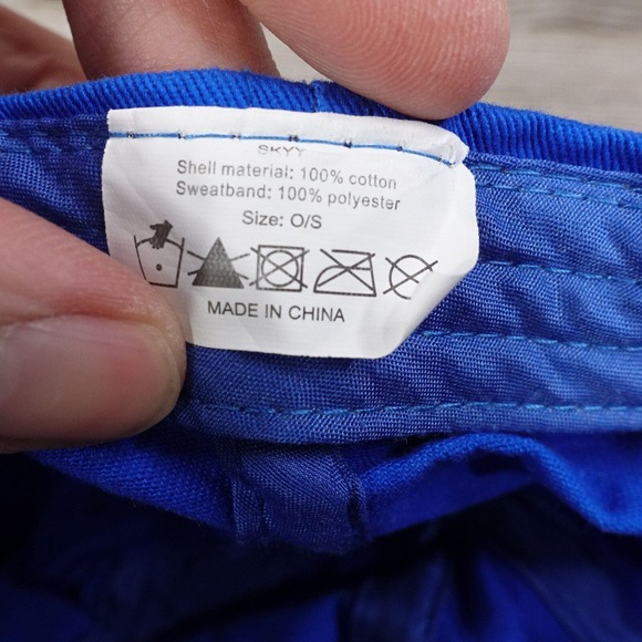 SKYY VODKA PROMO BLUE ADJUSTABLE STRAPBACK BASEBALL HAT CAP - Picture 9 of 9